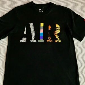 Nike Air men’s tshirt fitted black tshirt